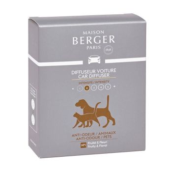 Maison Berger Paris navulling autoparfum anti-odour pets fruity & floral 2 stuks