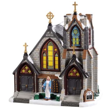 Lemax st. matthew's church Caddington Village 2019