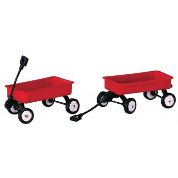 Lemax red wagons s/2 General 2004