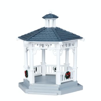 Lemax plastic gazebo with decorations General 2010