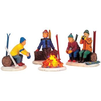 Lemax skiers' camp fire s/4 General 2000