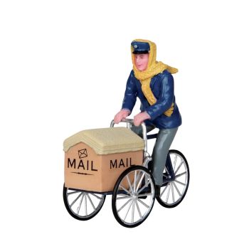 Lemax mail delivery cycle Caddington Village 2012