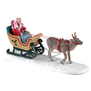 Lemax north pole sleigh ride Caddington Village 2020