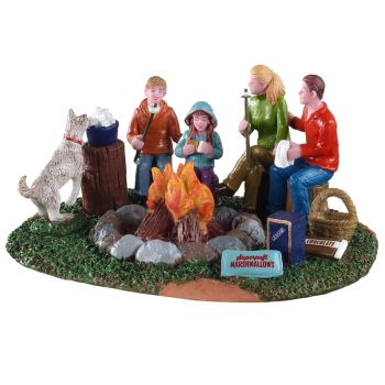 Lemax s'more family fun Harvest Crossing 2020