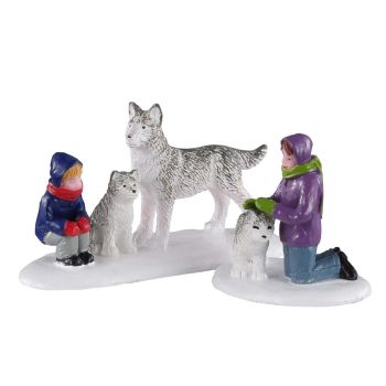 Lemax future sled dogs s/2 Vail Village 2020