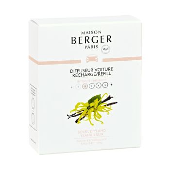 Maison Berger Paris navulling autoparfum ylang's sun 2 stuks